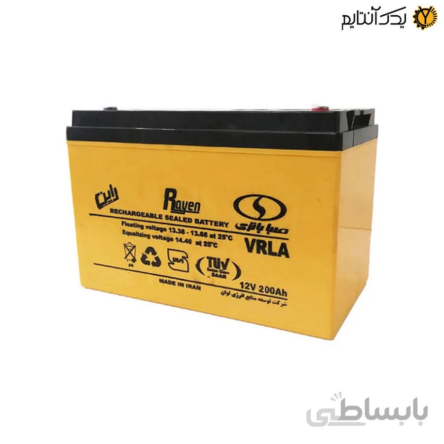باتری یو پی اس 12 ولت 100 آمپر صبا ا Saba Battery 12V 100Ah VRLA Battery