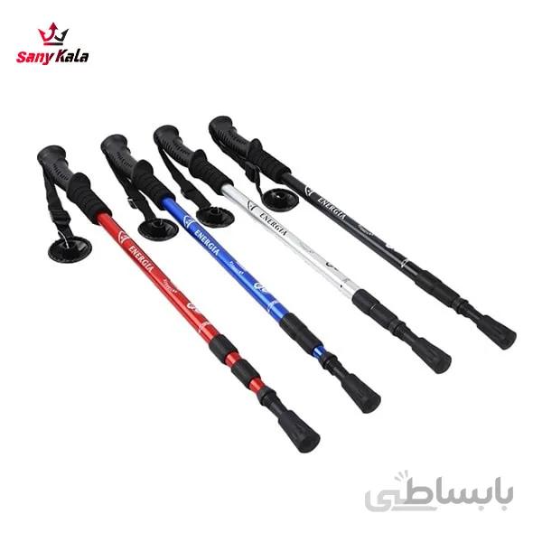باتوم عصایی کوه پیمایی و پیاده روی مدل پیچی Energia ا Energia spiral walking and hiking cane baton