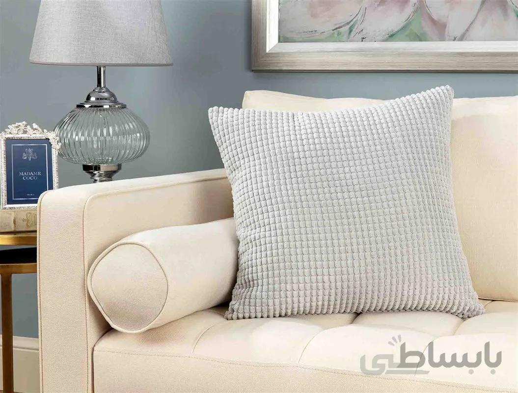 کوسن مدل Corn Gri سایز 50 × 50 سانتی متر مادام کوکو