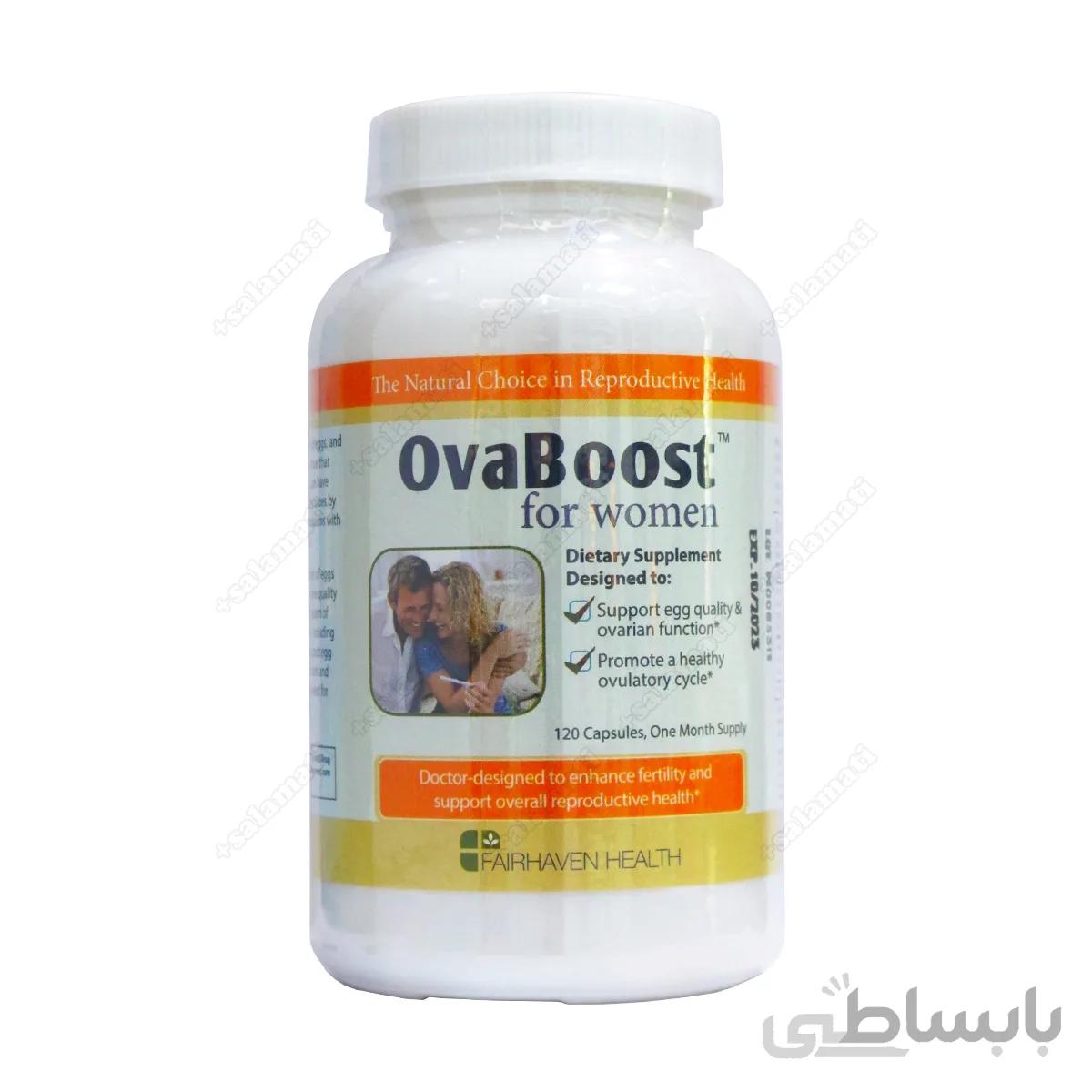 کپسول اوابوست فیرهیون هلث مخصوص بانوان 120 عدد ا Fairhaven Health OvaBoost for Women 120 Pcs