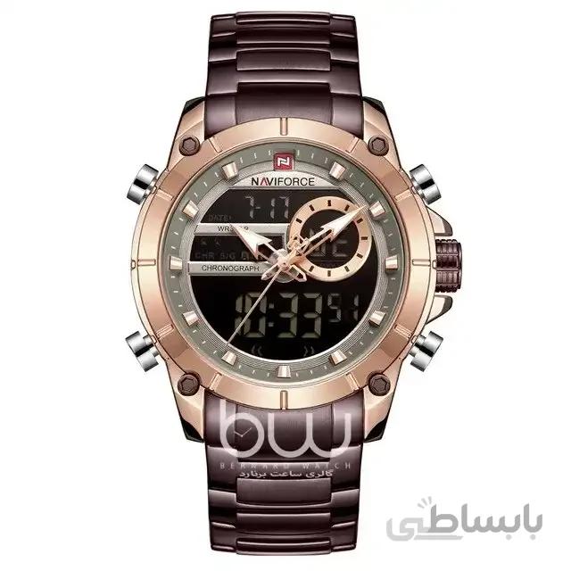 ساعت نیوی فورس مردانه | Naviforce 9163 Brown