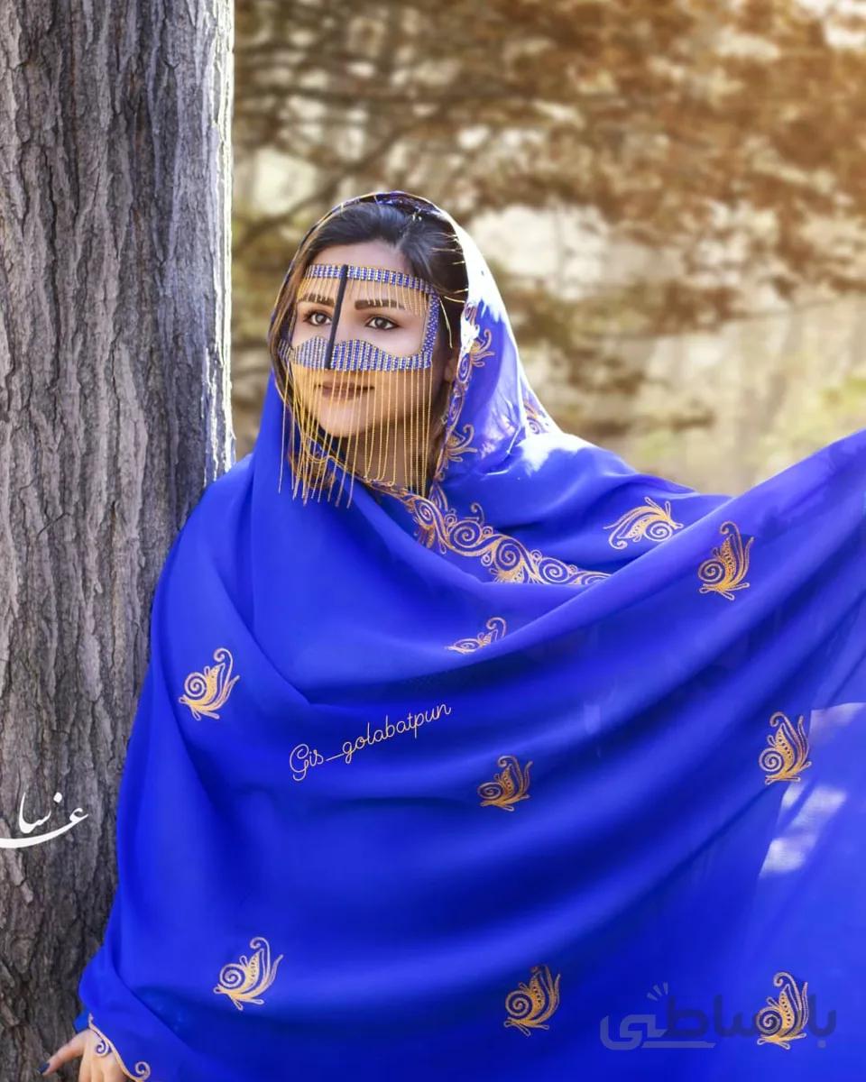 برقه نگینی زنجیردار jg708