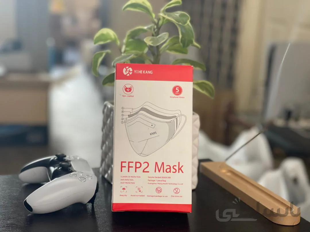 ماسک KN95 بسته بندی 12 عددی با استاندارد FFP2 اروپا برند YIHEKANG بزرگ