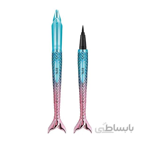 خط چشم ضد آب دلفینی آر پی ک (RPK Eyeliner Liquid Black Waterproof)