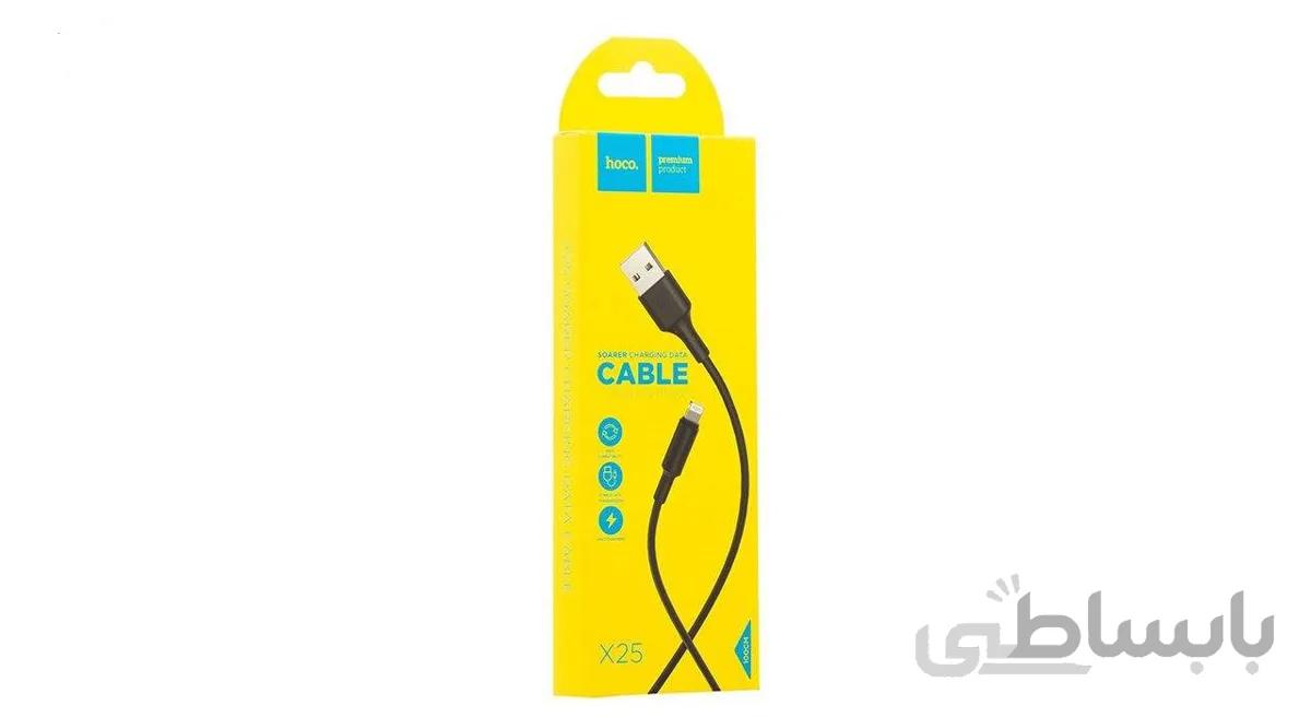 کابل تبدیل USB به لایتینگ هوکو مدل X25 طول 1 متر