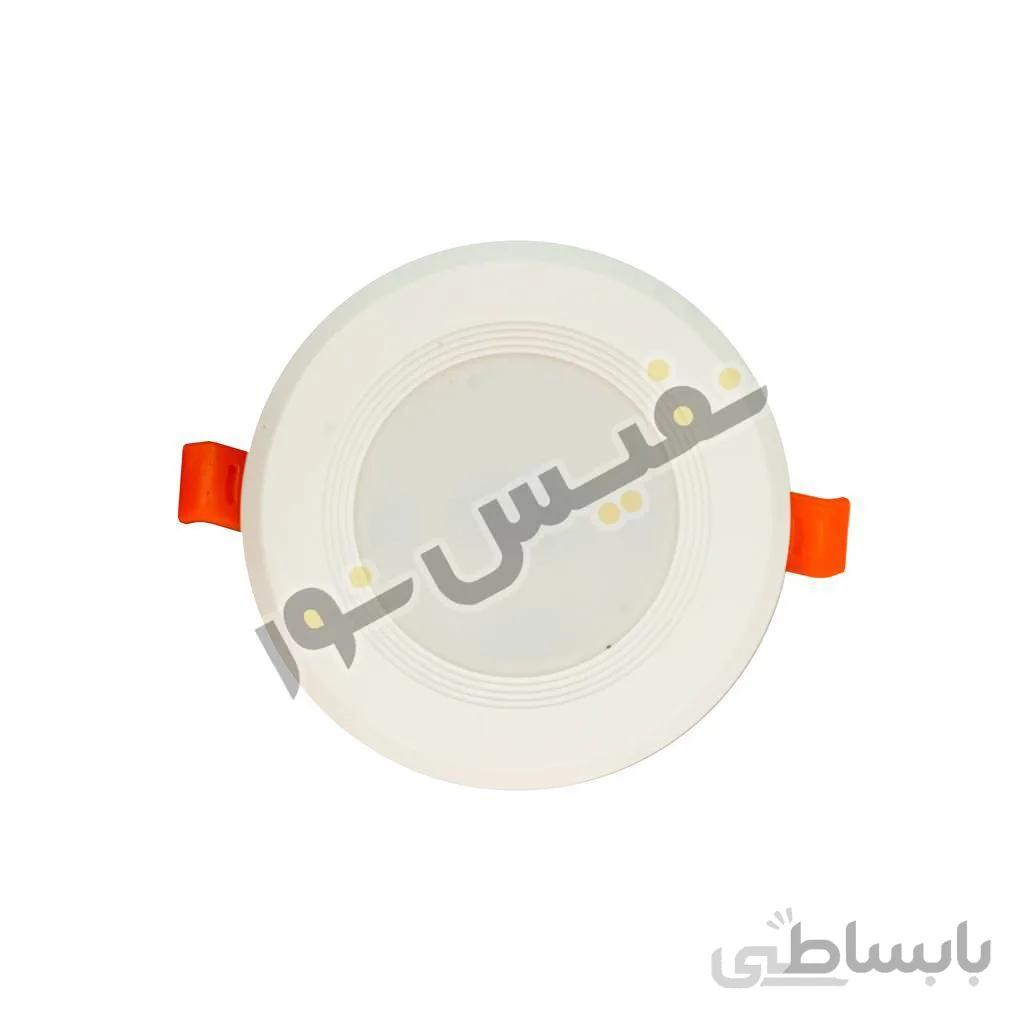 چراغ ال ای دی سقفی 7 وات دور سرامیکی اذرخش