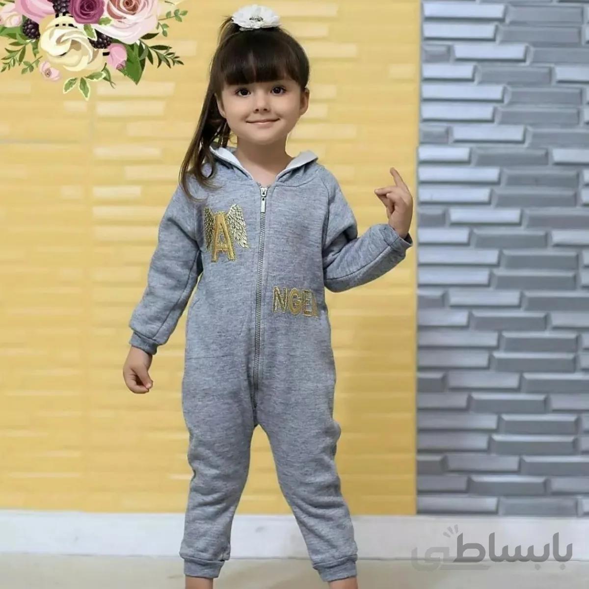 کاپشن سرهمی پاییزه دخترانه فانتزی تو کرکی 1 تا 4 ساله