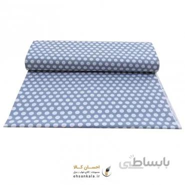 پارچه ملافه کتان خالص طرح توپی