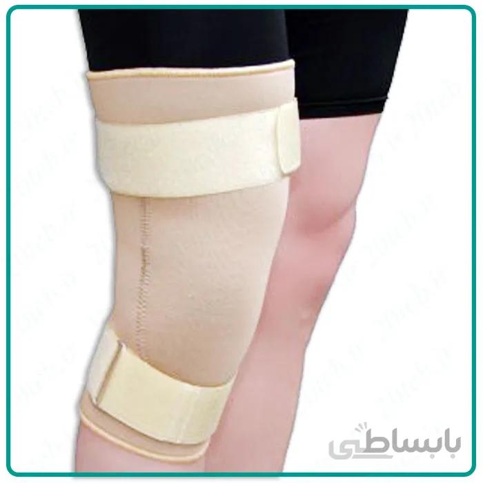زانوبند پددار با کشگک بسته نئوپرنی طب نیک ا /