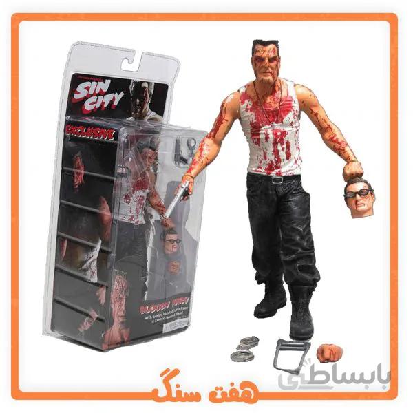 اکشن فیگور مارو فیلم سین سیتی (میکی ریک) NECA SIN CITY MOVIE MARV FIGURES