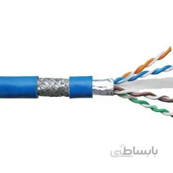 کابل شبکه لگراند Cat6 SFTP فویلدار و شیلد دار با تست چنل و پرمننت روکش PVC حلقه 500 متری کد 032759