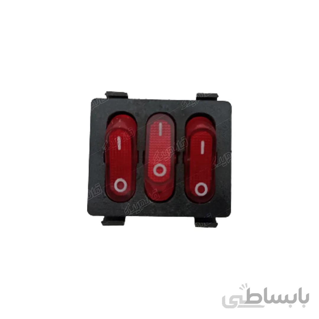 کلید سه پل بخاری برقی