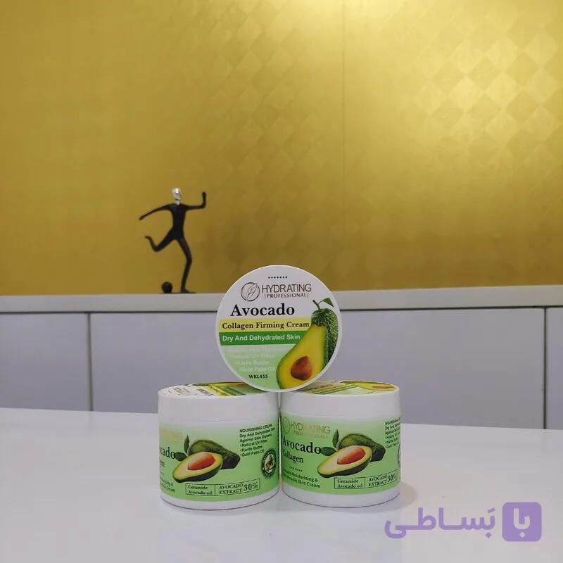 کرم نرم کننده و مرطوب کننده صورت و بدن کلاژن دار ووکالی آووکادو 115 گرمی
