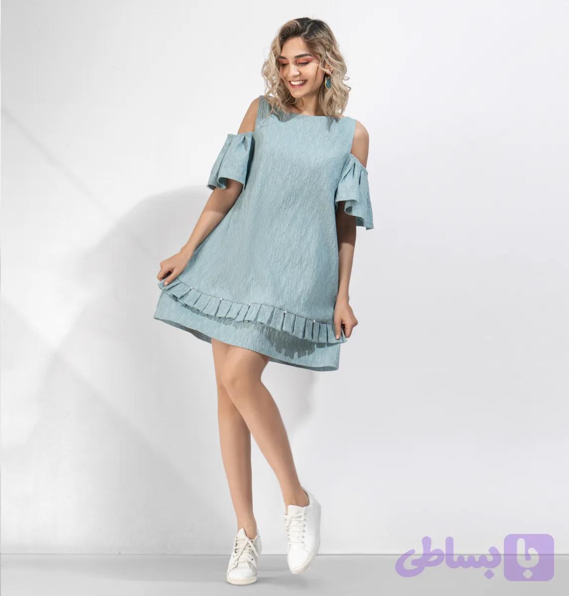 پیراهن ژاکاردپنبه طرح ۲