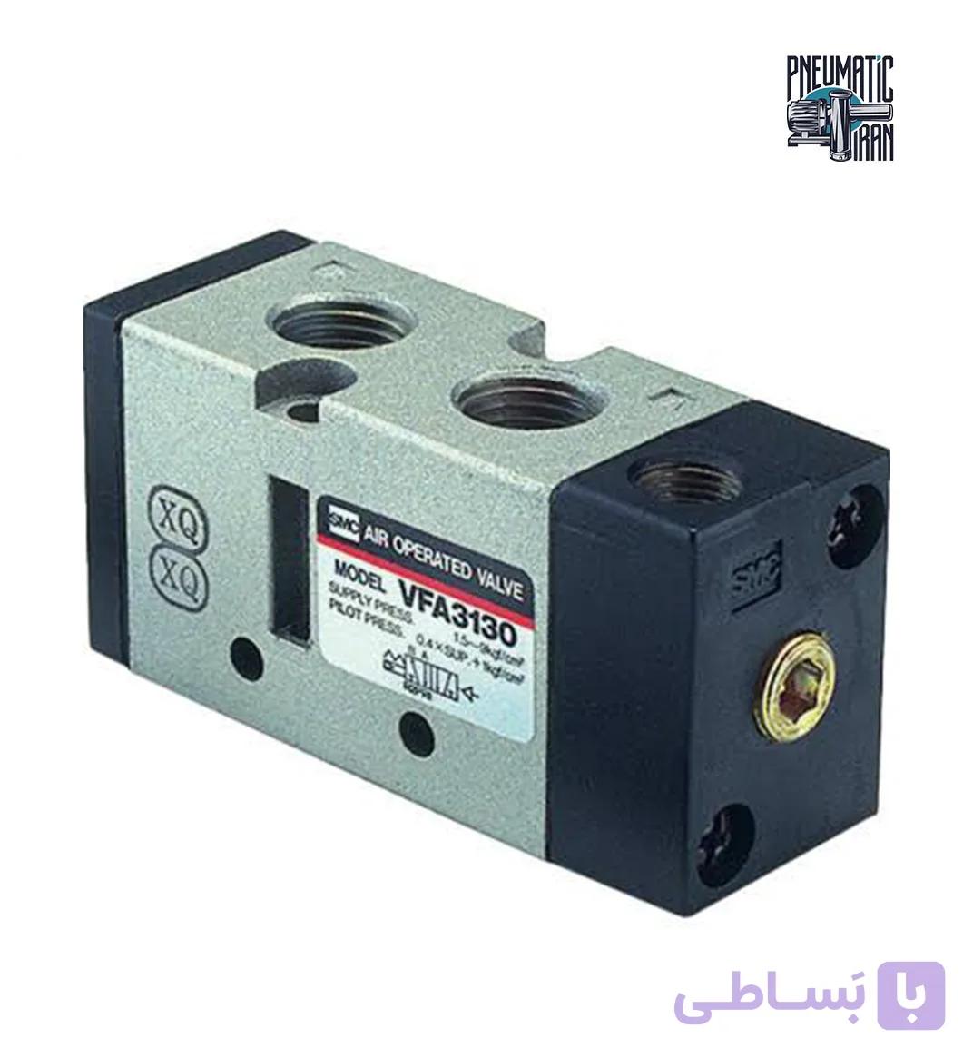 شیر برقی پنوماتیک 5/2 تک بوبین VF3130-6G1-02 برند SMC