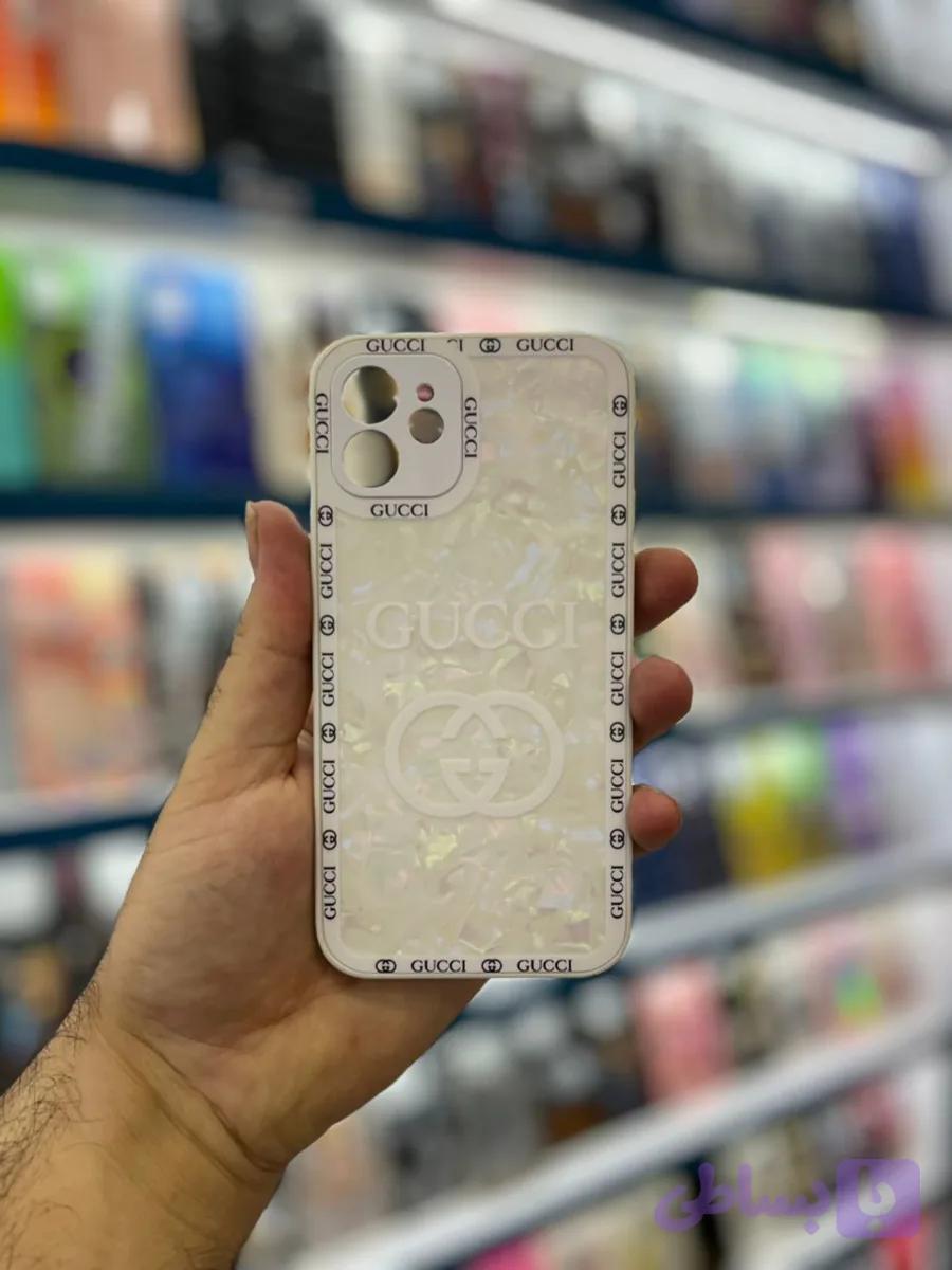 قاب گوچی چاپ پشت ثابت آیفون iphone 12