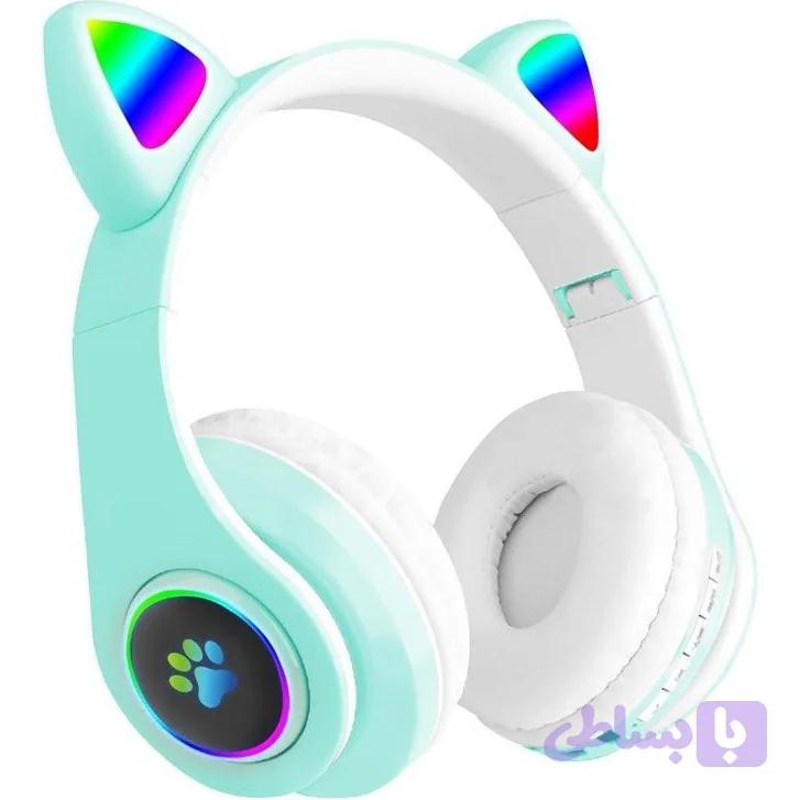 هدفون گربه ای بی سیم CXT-B39M - نورپردازی LED، صدای استریو و طراحی فانتزی