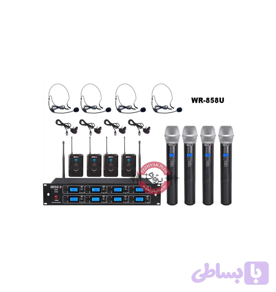 میکروفون بی سیم 8 کانال