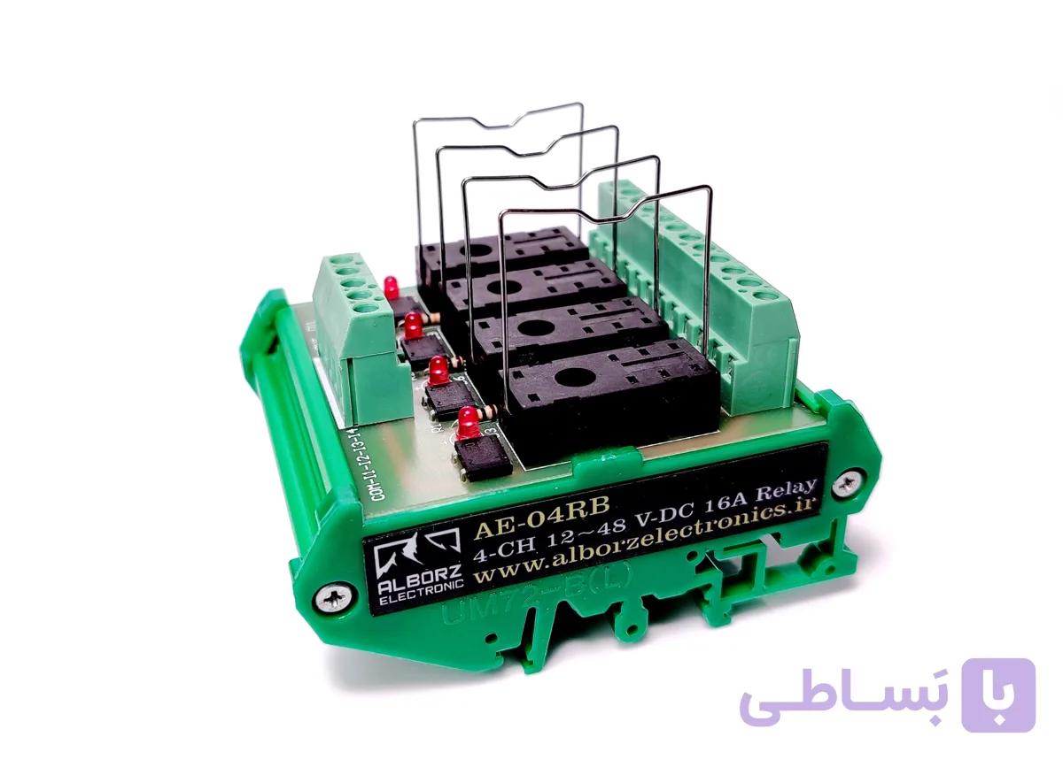 رله برد 4 کانال البرز الکترونیک