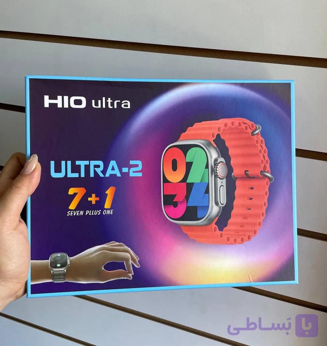 ساعت هوشمند با هفت بند فول امکانات بلوتوثی H10 ULTRA 2 اورجینال