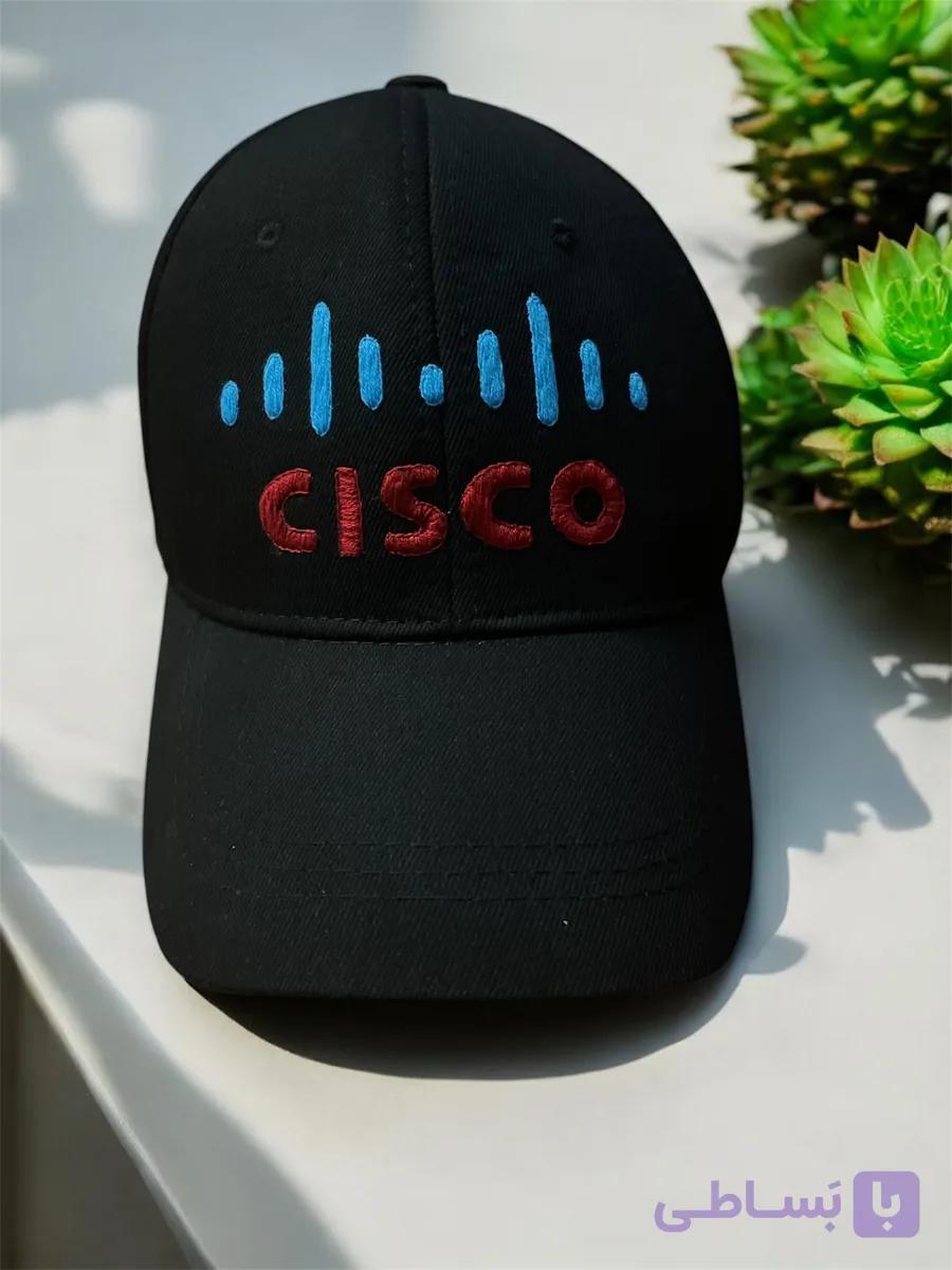 کلاه کتان بیسبالی گدوزیشده طرح لوگویcisco