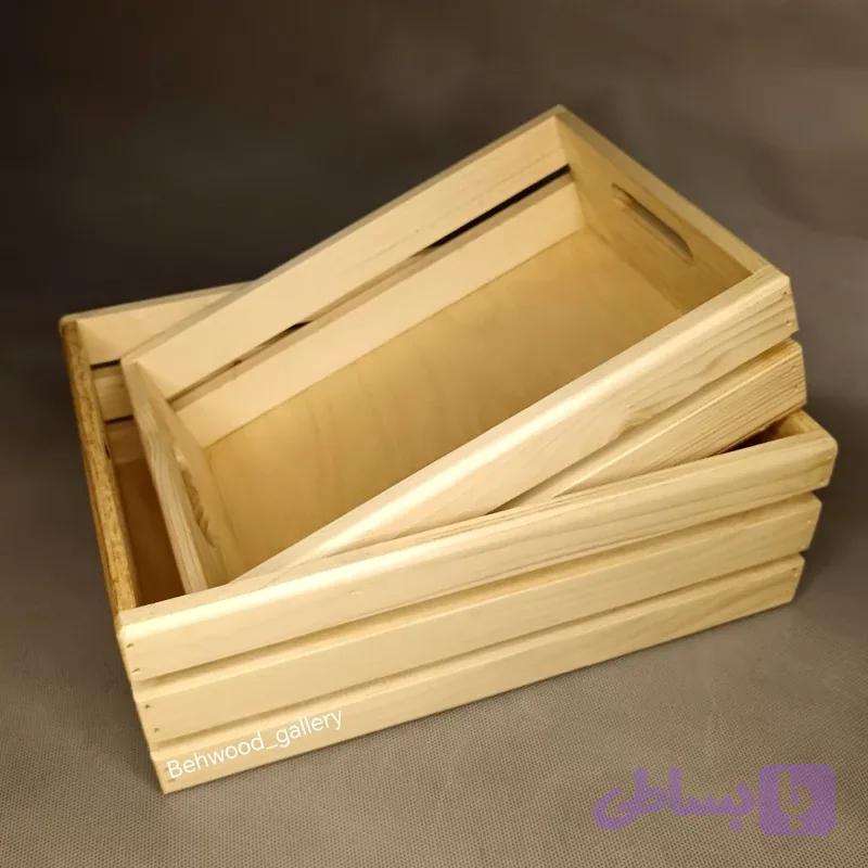 جعبه چوبی باکس چوبی نظم دهنده بهوود گالری