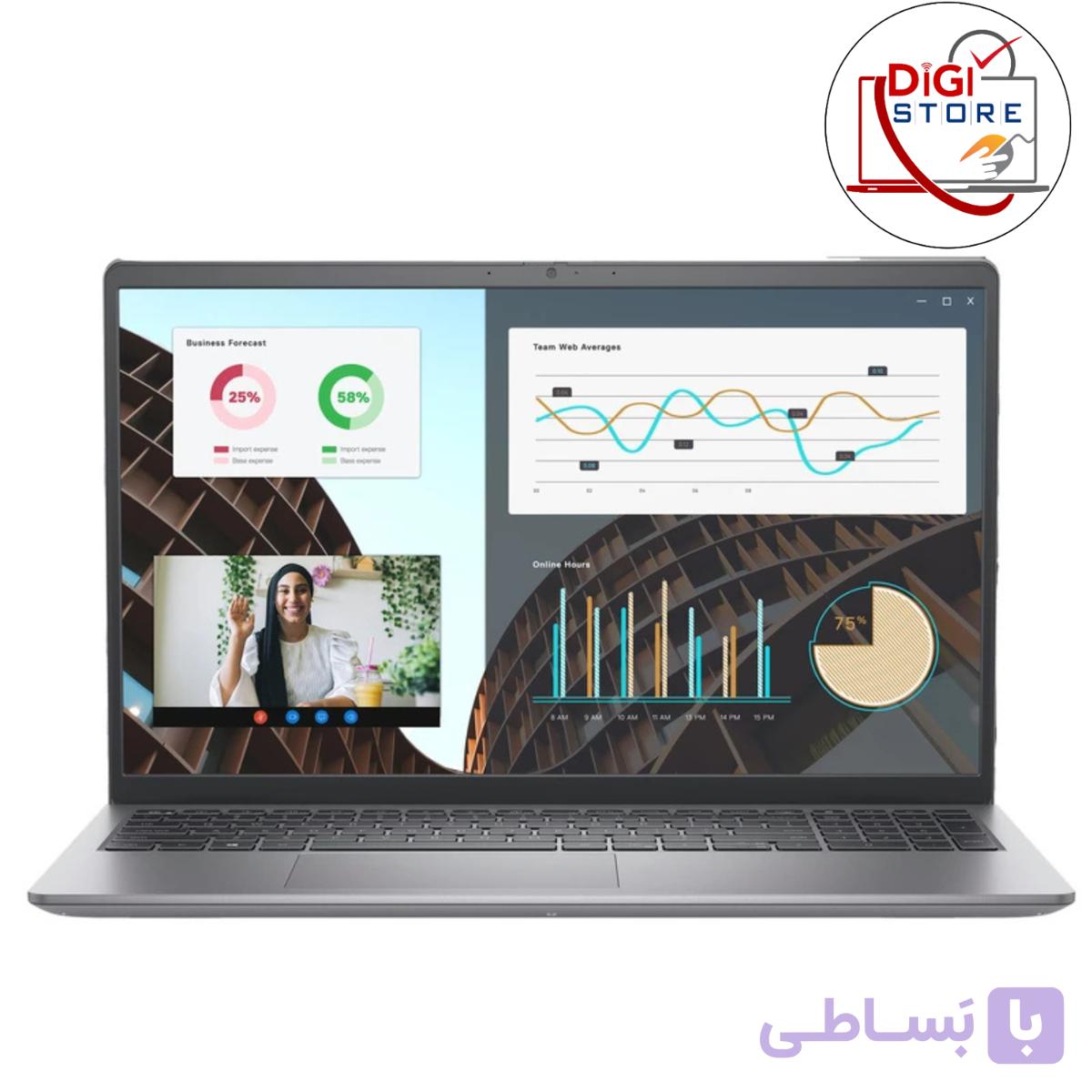 لپ تاپ 15.6 اینچی دل مدل Vostro 3530-i7 1355U-16GB DDR4-512GB SSD-IPS 120Hz-Backlit