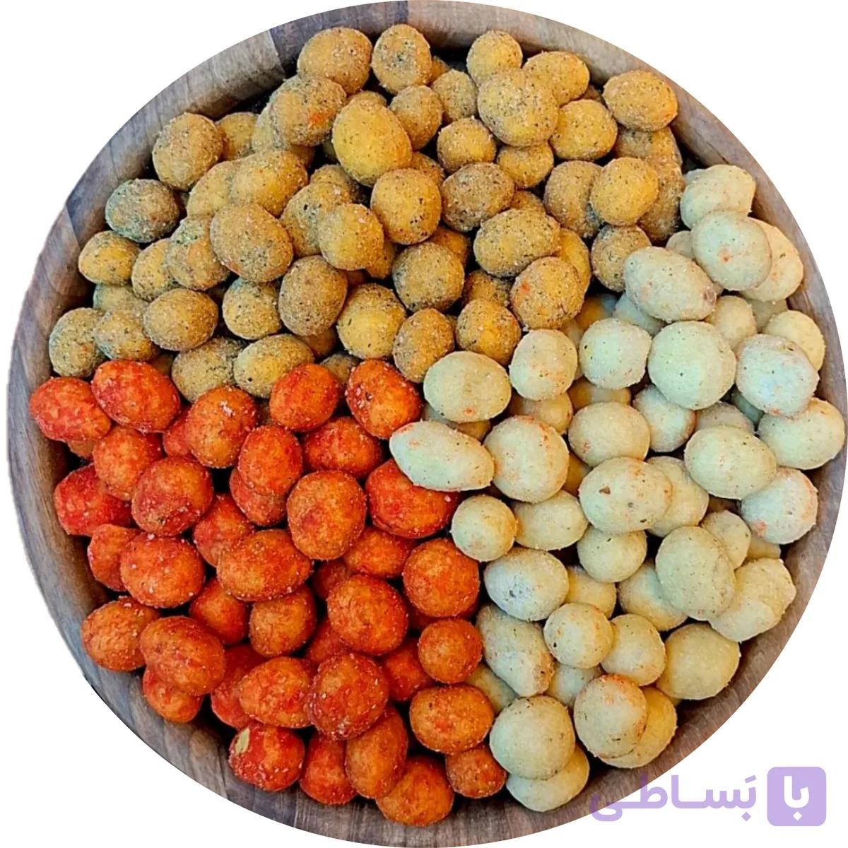 بادام زمینی روکش دار چیزبال نانا