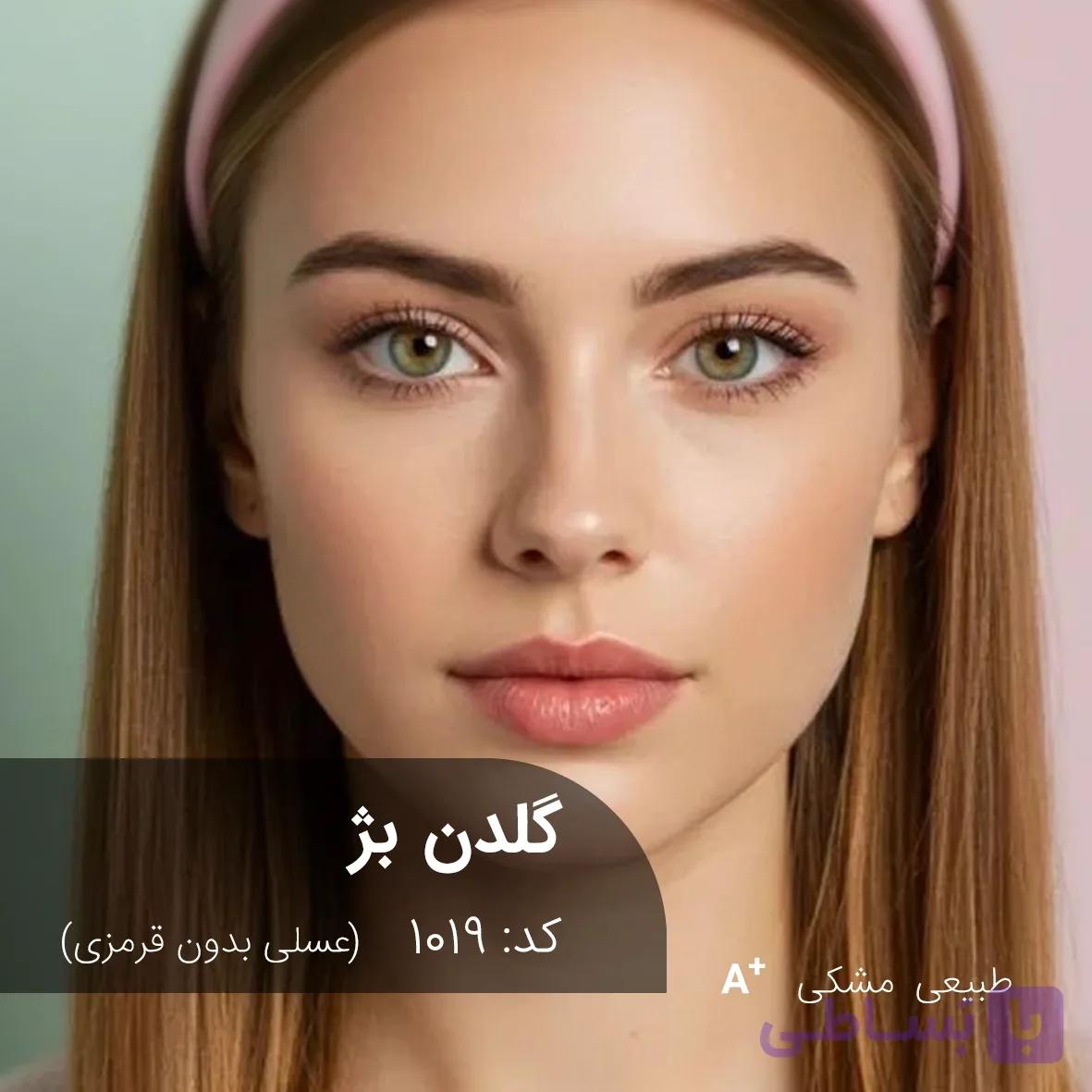 ترکیب رنگ گلدن بژ (عسلی بدون قرمزی) کد 1019