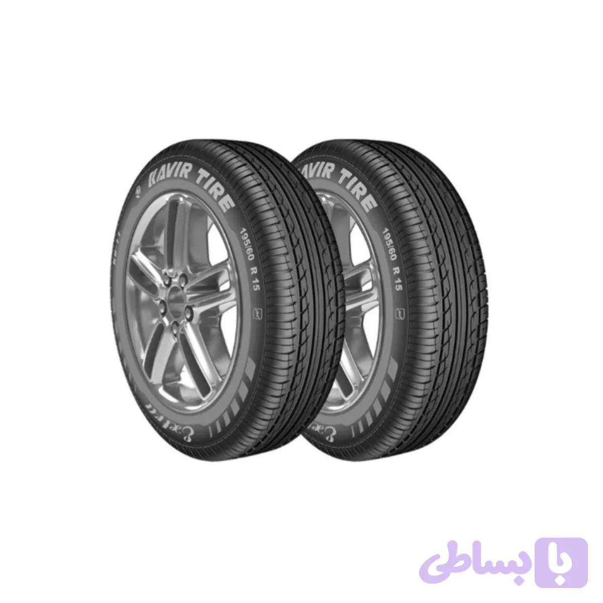 لاستیک کویر گل KB33 سایز 195/60/15 - دوحلقه