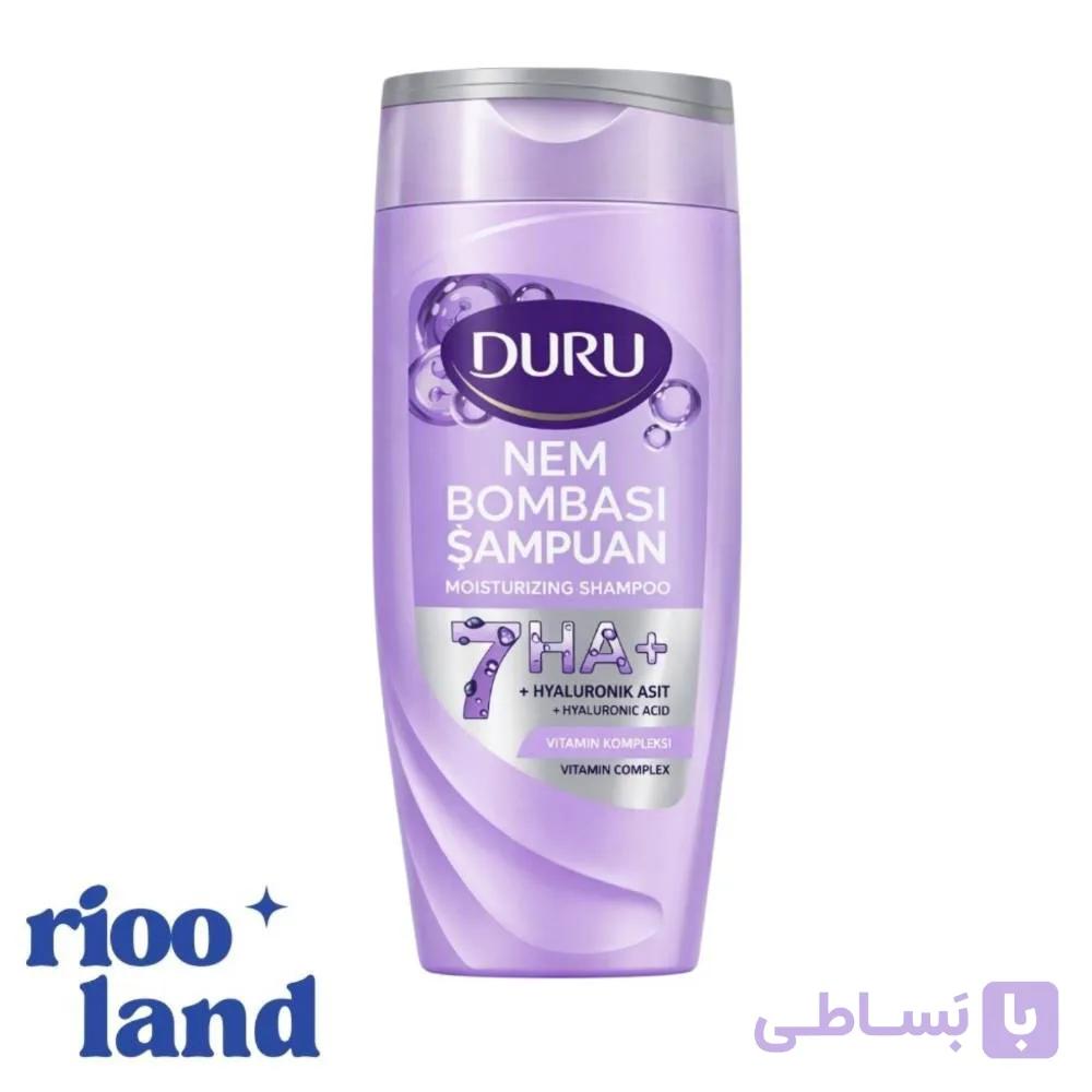 شامپو آبرسان و ترمیمکننده دورو مدل Nem Bombası 7HA + Peptide حجم۴۰۰میلی لیتر