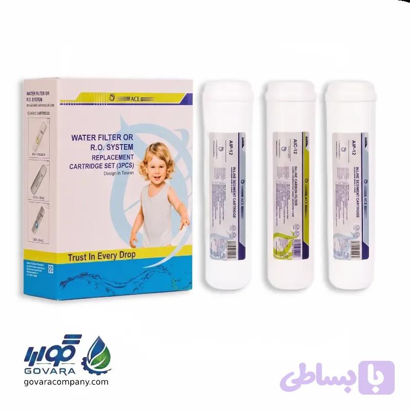 پک 3 عددی فیلتر اینلاین ACE