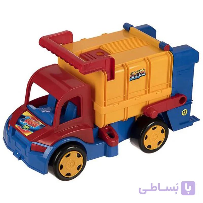 ماشین بازی زرین تویز مدل کامیون حمل زباله