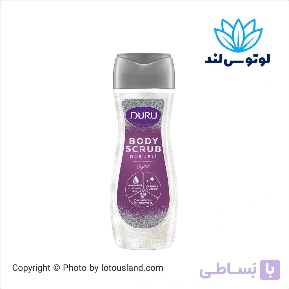 شامپو بدن اسکراب دار دورو مدل Body Scrub رایحه Crystal حجم 450 میل