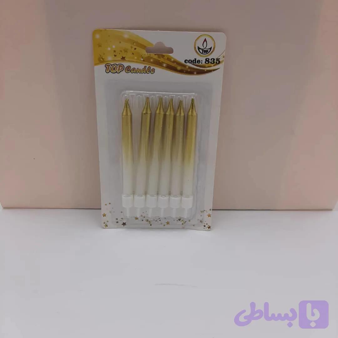 شمع دو رنگ 10 سانت کد835