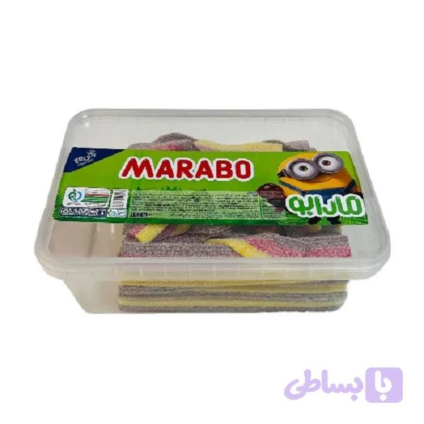 پاستیل نواری با طعم بلک بری مارابو - 900گرم