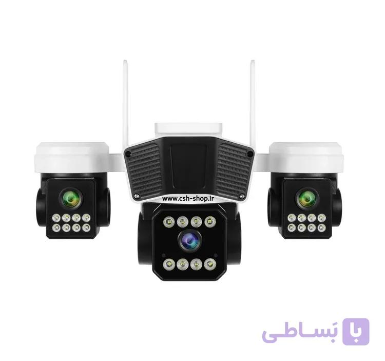 دوربین سیمکارتی سه لنز واقعی قابل تنظیم چرخشی 8MP مدل S395-O