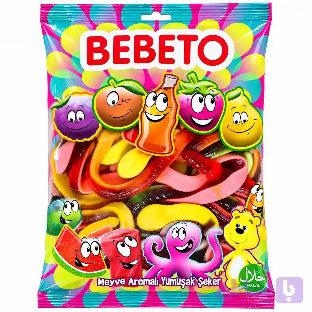 پاستیل ببتو مدل ماری شکل Bebeto بسته یک کیلویی