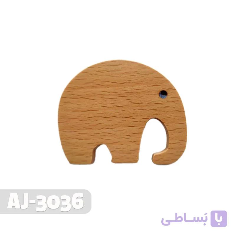 دستگیره چوبی کمد طرح حیوانات کد AJ-3036
