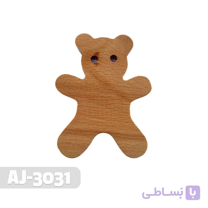 دستگیره چوبی کمد طرح حیوانات کد AJ-3031