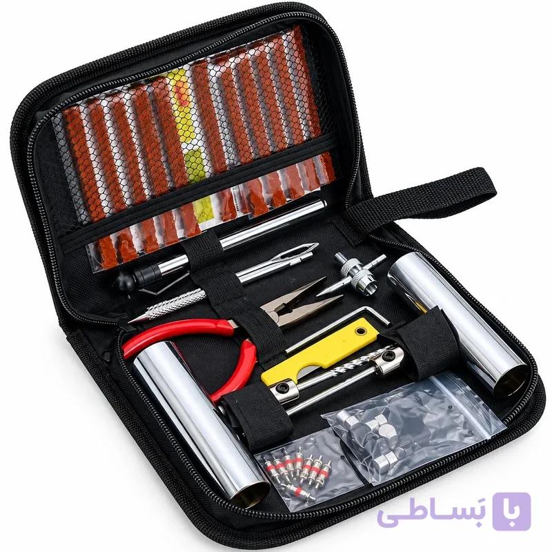 کیت پنچرگیری لاستیک خودرو مدل Tire Repair Kit مجموعه 51 عددی - ترند شاپ تهران