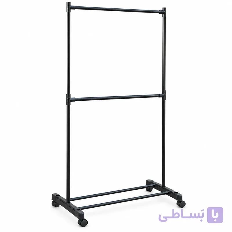 رگال لباس مدل 2 طبقه چرخدار فوق سبک کد YH6807A طول 73 cm - ترند شاپ تهران