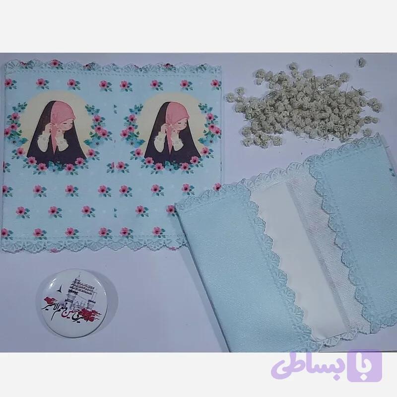 جا دستمال کاغذی مخمل