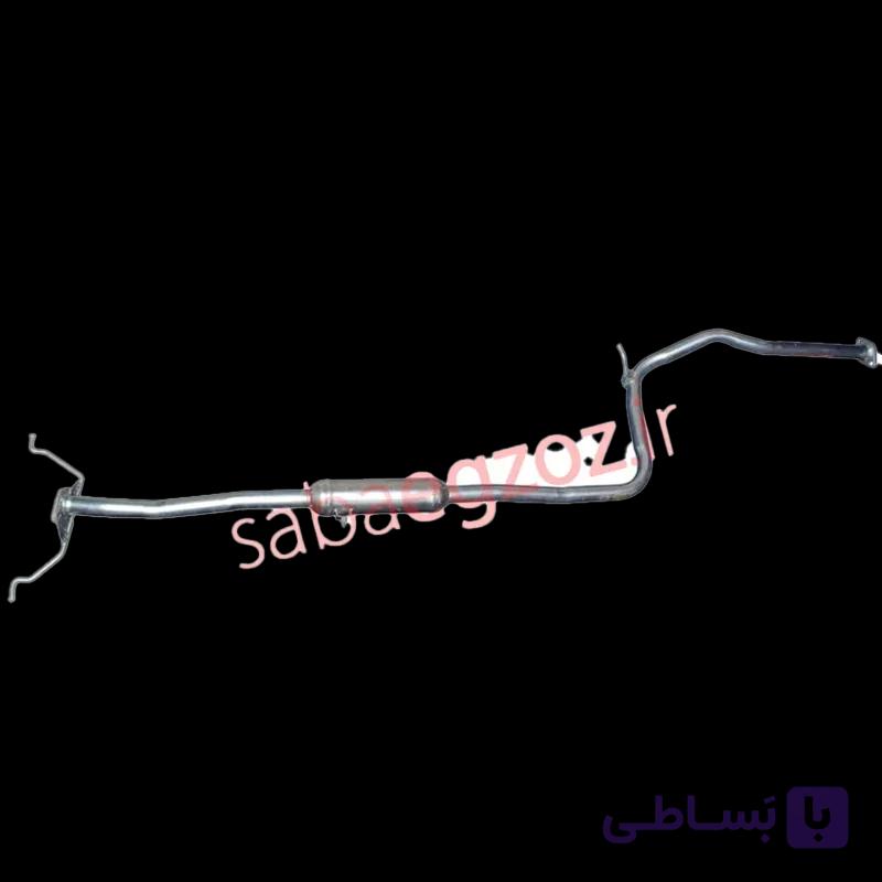 لوله واسط کامل پراید (بلند سراسری) برند صبا اگزوز (مناسب یورو ۲)