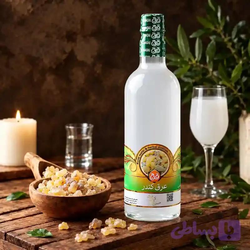 عرق کندر 1 لیتری قدح