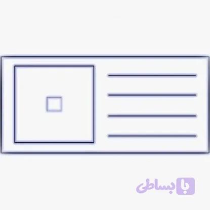 سینک ظرفشویی نیک کالا مدل SST-103 لگن چپ