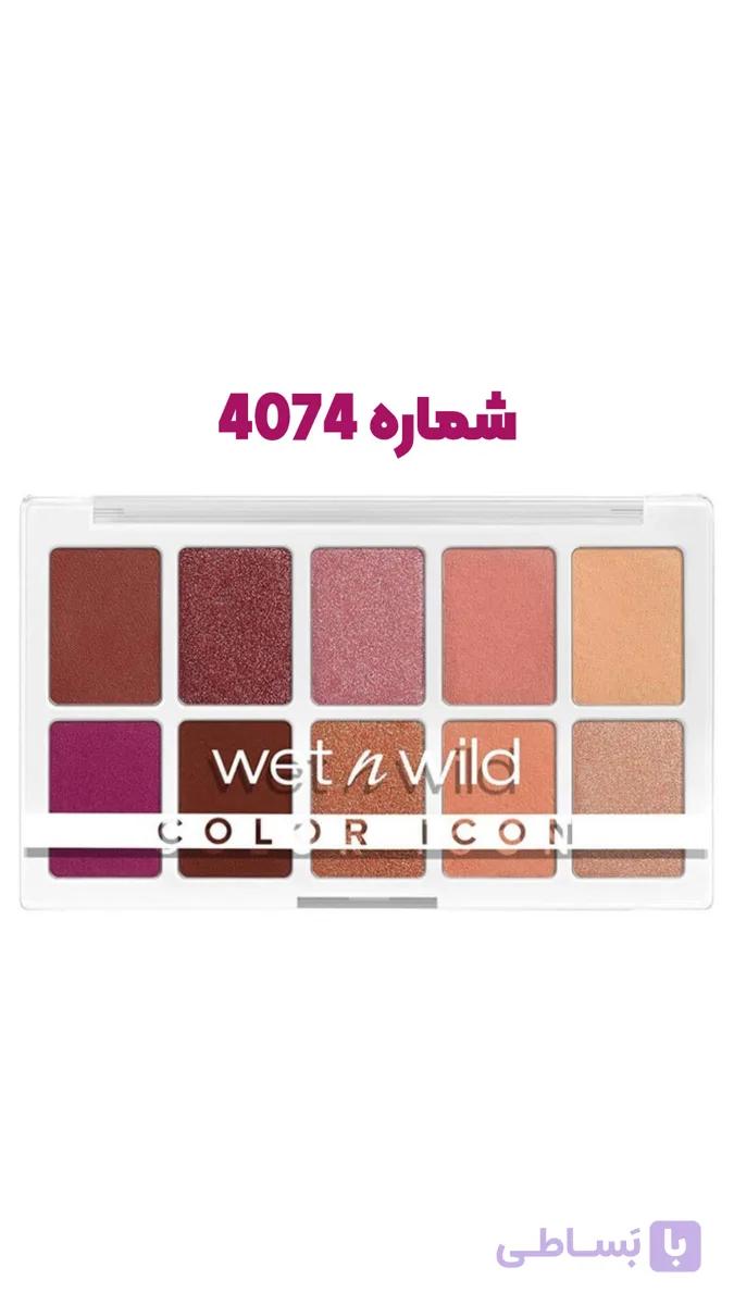 سایه چشم 10 رنگ اورجینال برندوت ان وایلد شماره 4074