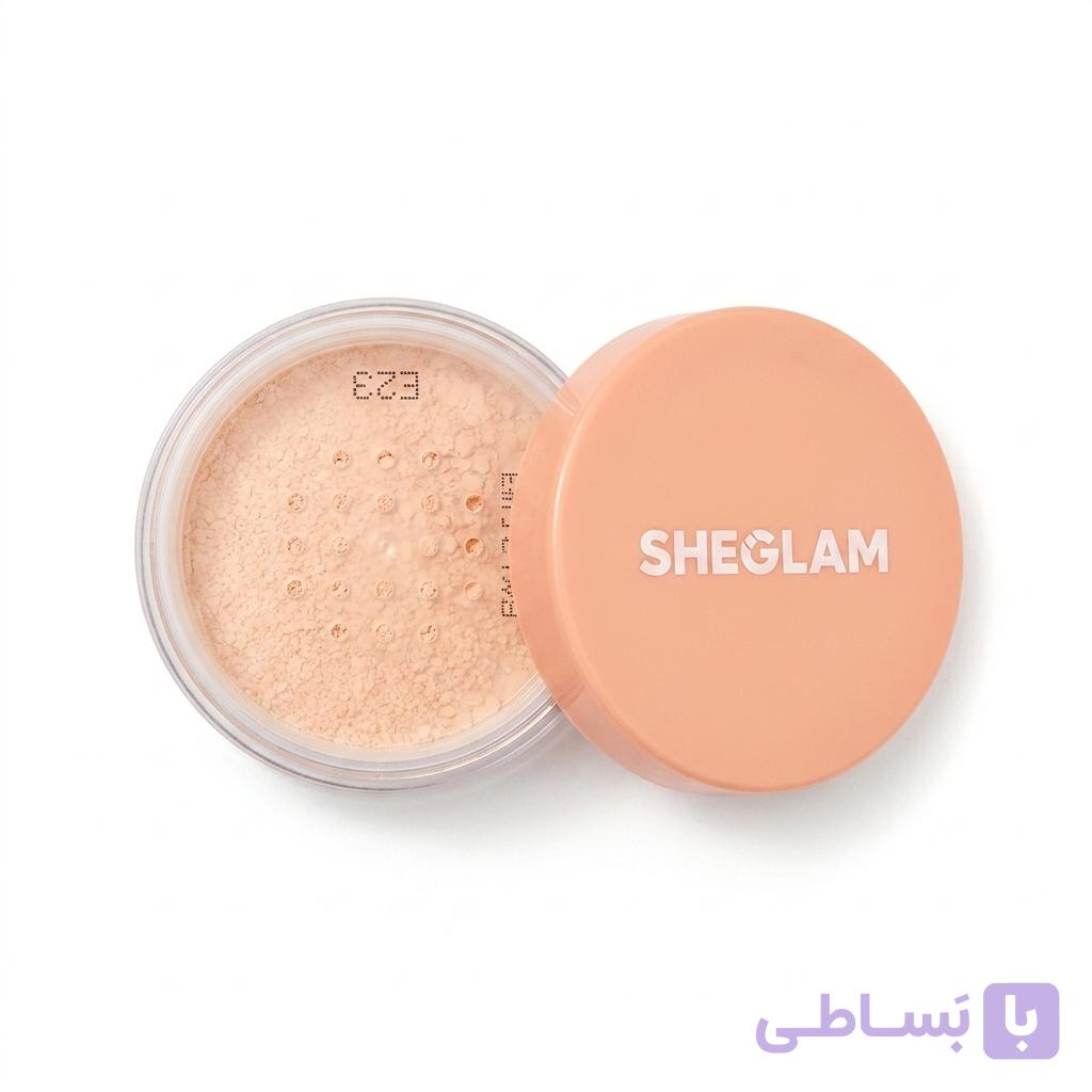 پودر فیکس و بیک ماتکننده شیگلم (SHEGLAM) مدل Insta-Ready – تثبیتکننده آرایش صورت و زیر چشم
