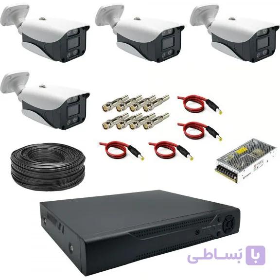 پکیج 4 دوربین فول اچ دی 5 مگاپیکسل پلاک خوان هوشمند