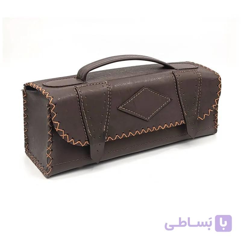 کیف و جاقلمی بزرگ چرم صنعتی /نیک